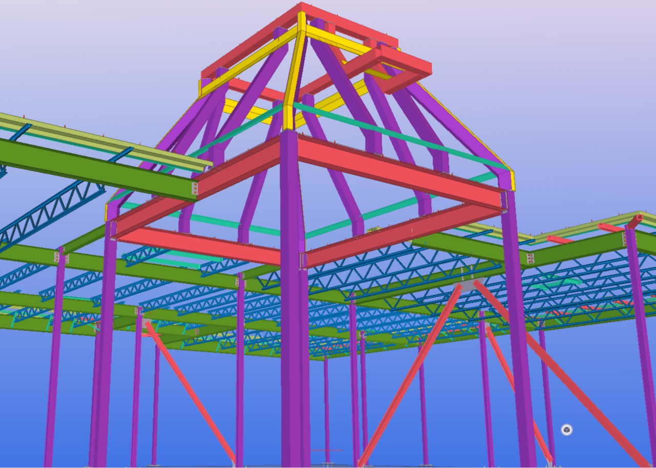Steel Modeling Steel Detailing and 3D Modeling - Apex Steel Corp